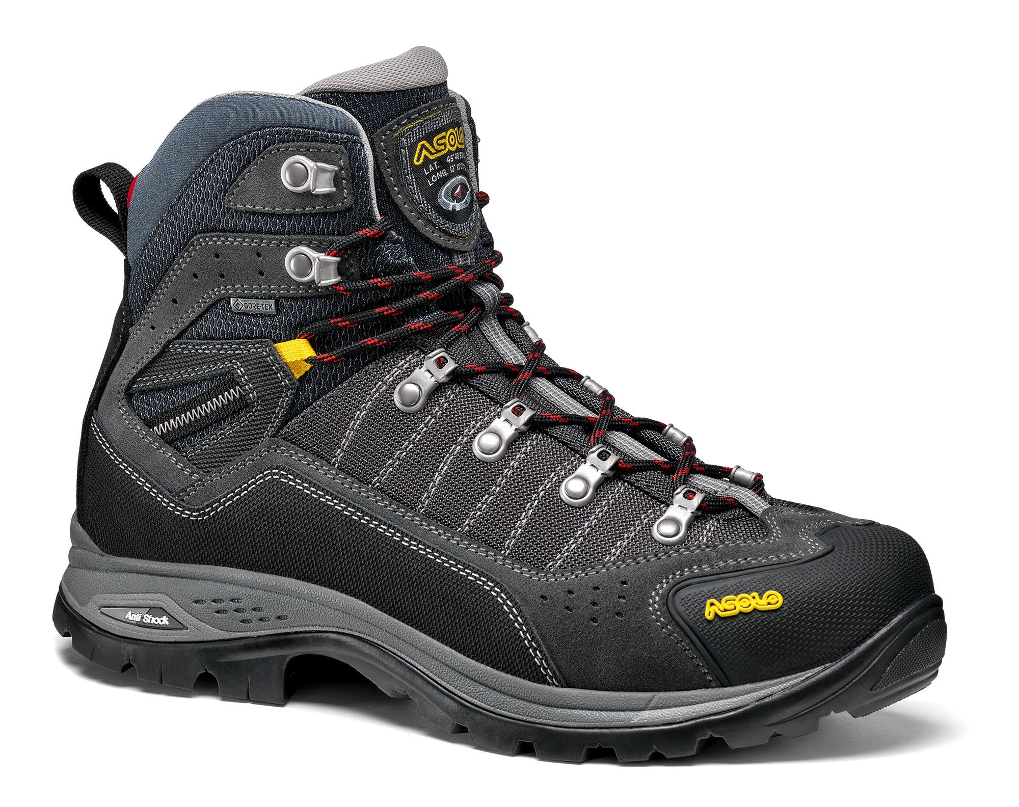 DRIFTER I GV EVO MEN'S WIDE FIT B-8-GRAPHITE/GUNMETAL-ASOLO USA