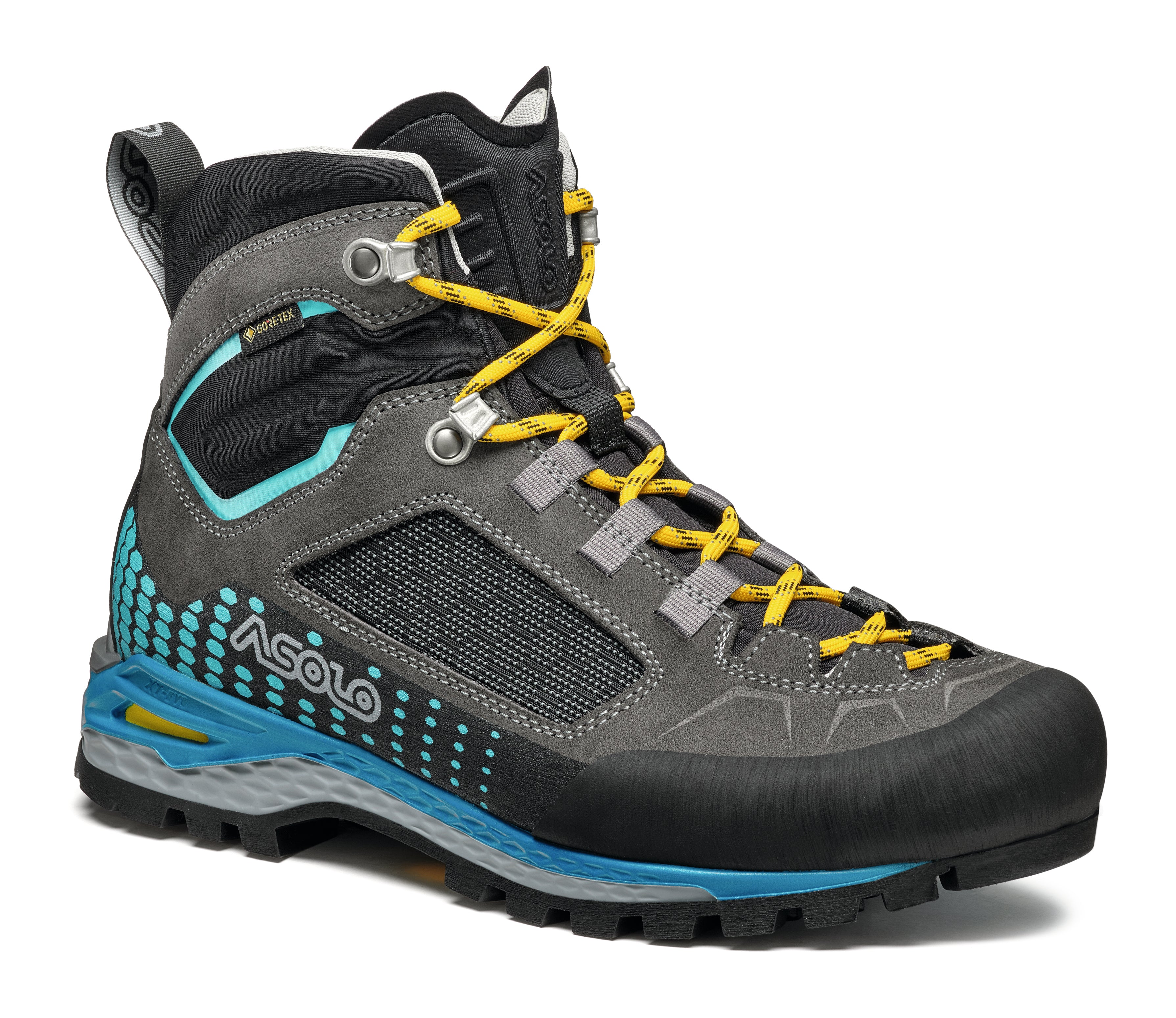 FRENEY EVO MID GV - Women's-6-GRAPHITE/SEA BLUE-ASOLO USA