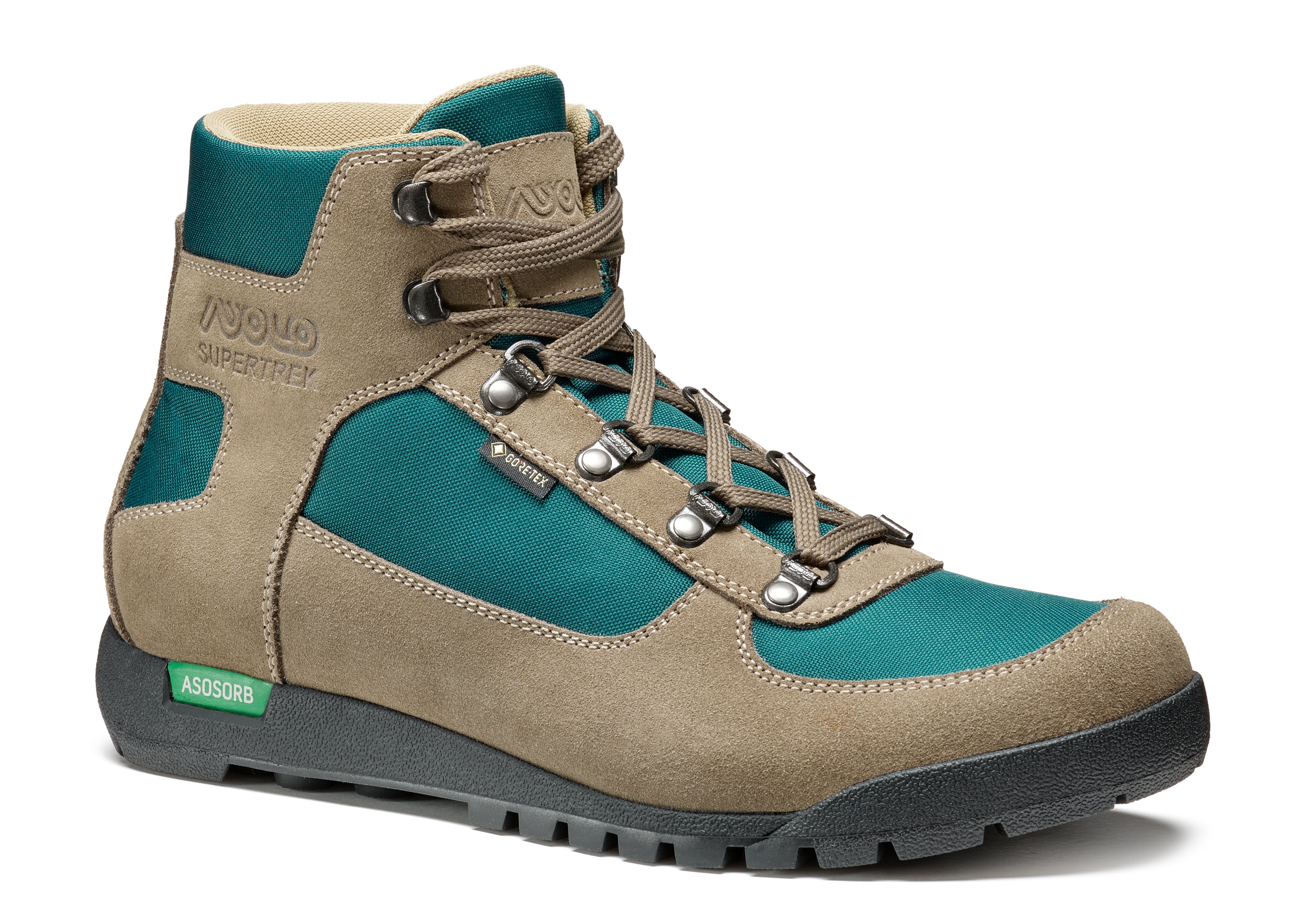 SUPERTREK GTX - Men's-8-WOOL/DEEP TAIL-ASOLO USA